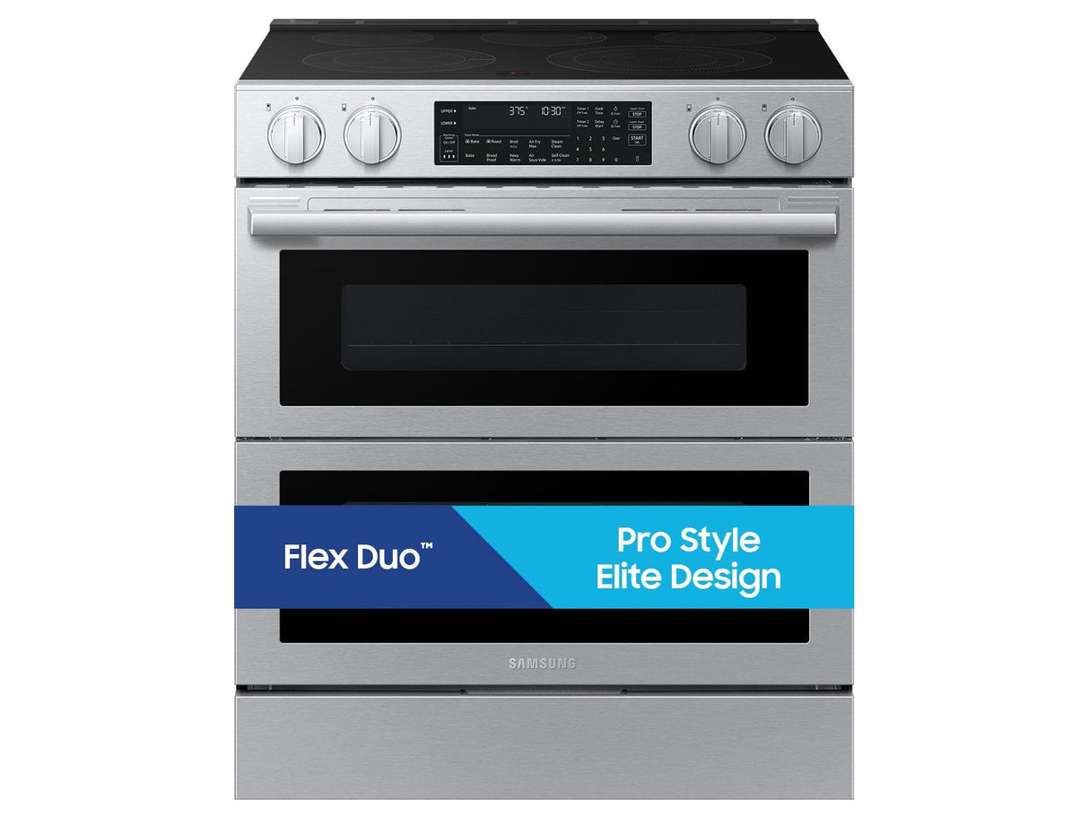 Bespoke Smart Slide-in Electric Range Flex Duo™ Oven  Pro Style Design  Dual True Convection