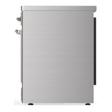 ILVE UMIB30QNR3SSC Majestic III 30 inch Induction Range with 4 Elements, 4 cu. ft. Oven Capacity (Solid Door, Stainless Steel, Chrome)