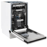 ZLINE 18" Tallac Series 3rd Rack Top Control Dishwasher with Traditional Handle, 51dBa [Color: 304 Stainless]