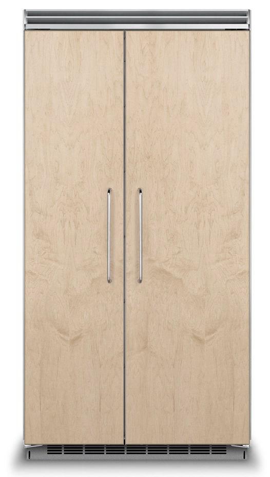 42"W. Built-in Panel Ready Side-by-Side Refrigerator/Freezer