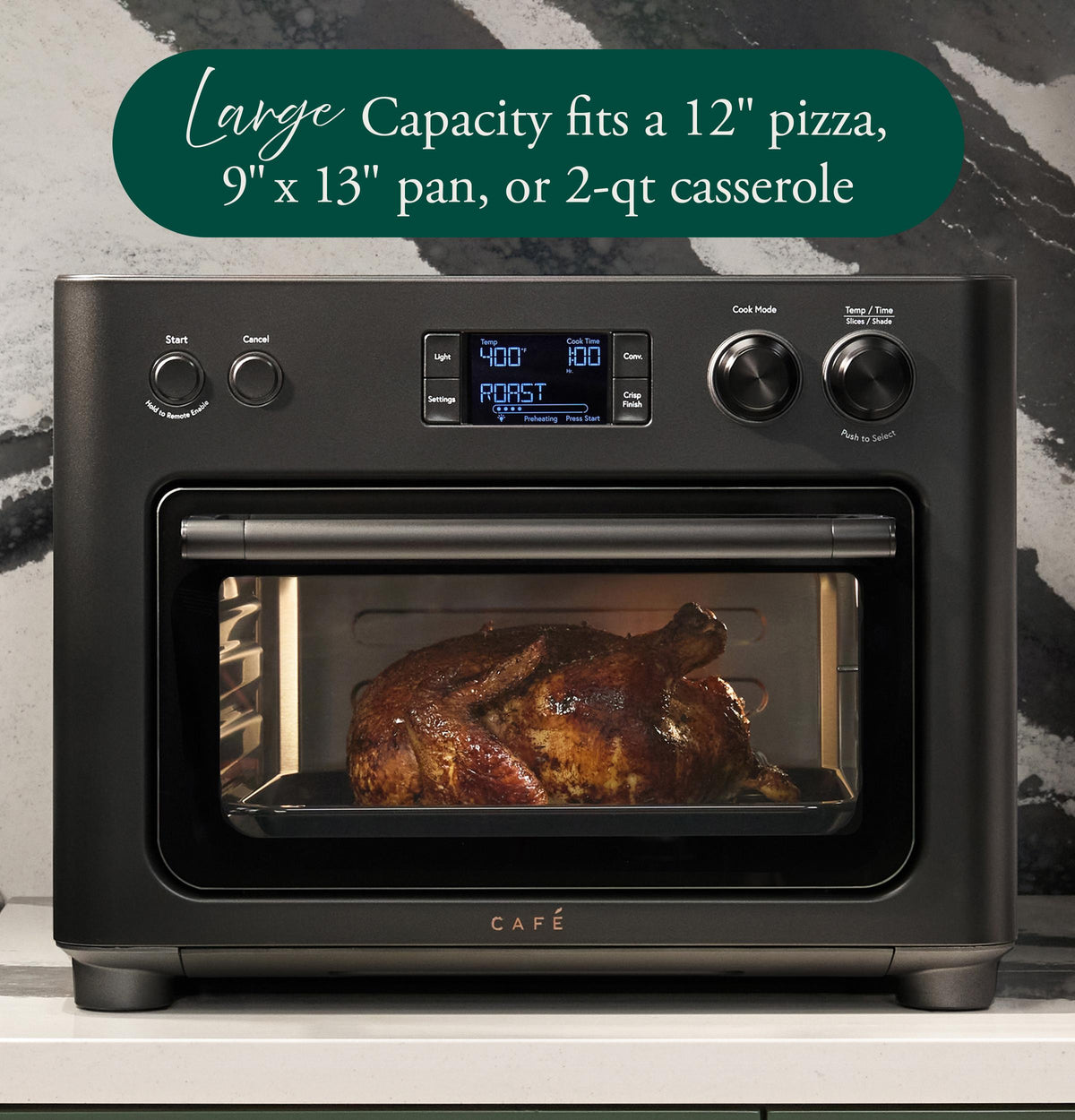 CAF(EBACK)™ Couture™ Toaster Oven with Air Fry