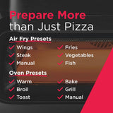 Countertop Pizza Oven with Air Fry and Oven Cooking Modes