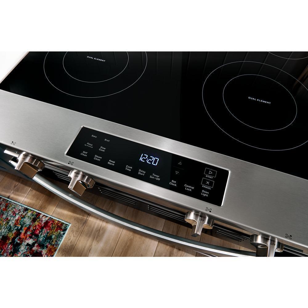 30-inch Electric Range with No Preheat and Slow Cook Modes