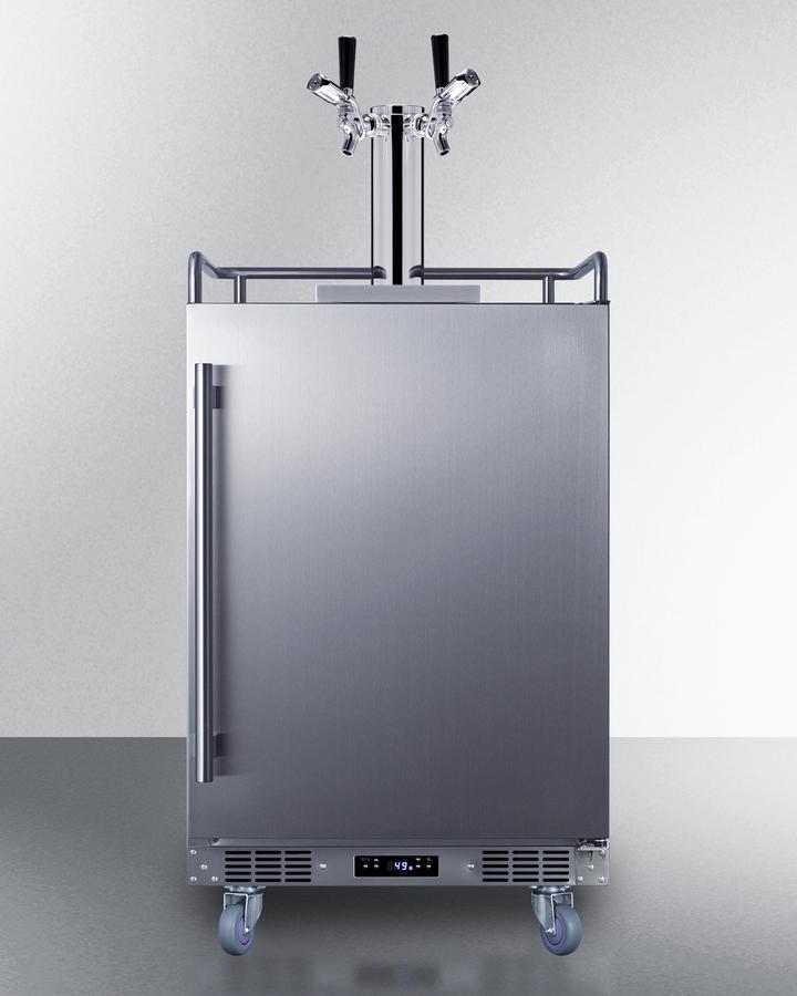 24" Wide Built-in Outdoor Commercial Beer Kegerator
