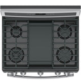 GE Profile™ 30" Smart Dual-Fuel Free-Standing Convection Range with Warming Drawer