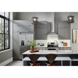 **DISCONTINUED** Broan® 24-Inch Convertible Wall-Mount Pyramidal Chimney Range Hood, 450 MAX CFM, Stainless Steel
