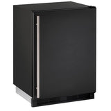 1224fzr 24" Convertible Freezer With Black Solid Finish (115 V/60 Hz Volts /60 Hz Hz)