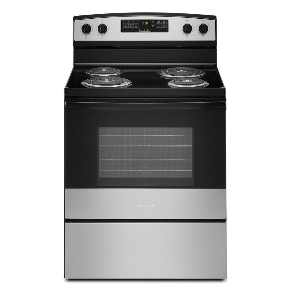 30-inch Amana® Electric Range with Bake Assist Temps