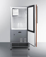 15" Wide 25 Lb. Drain-free Icemaker (panel Not Included)