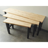 4' Adjustable Height Hardwood Workbench