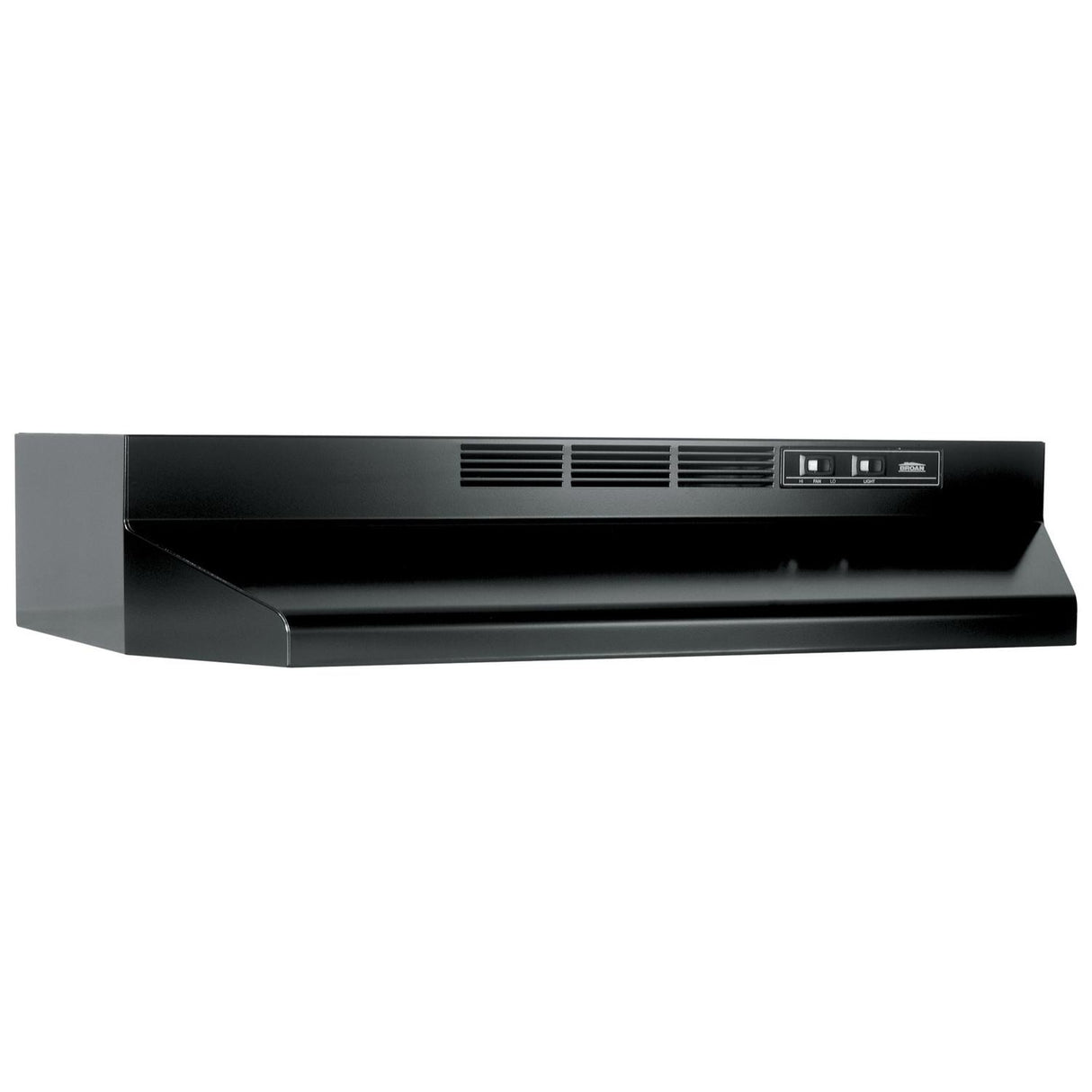 Broan® 30-Inch Ductless Under-Cabinet Range Hood, Black