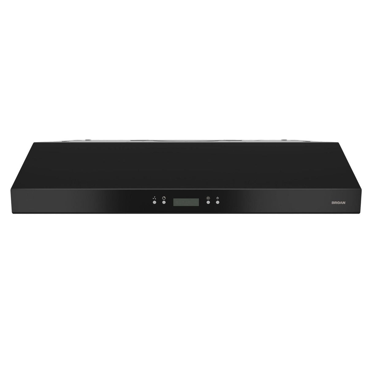 Broan® Glacier 36-Inch Convertible Under-Cabinet Range Hood, 450 Max Blower CFM, Black