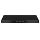 Broan® Glacier 36-Inch Convertible Under-Cabinet Range Hood, 450 Max Blower CFM, Black