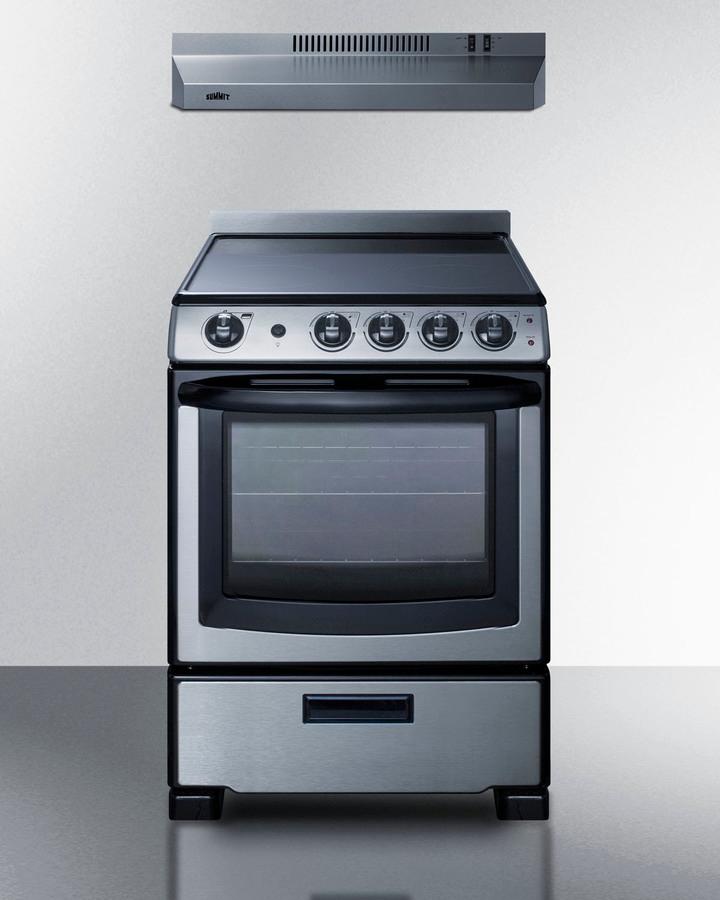 20 inch stove electric top