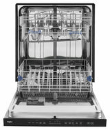 Stainless Steel Tub Pocket Handle Dishwasher with TotalCoverage Spray Arm - Black