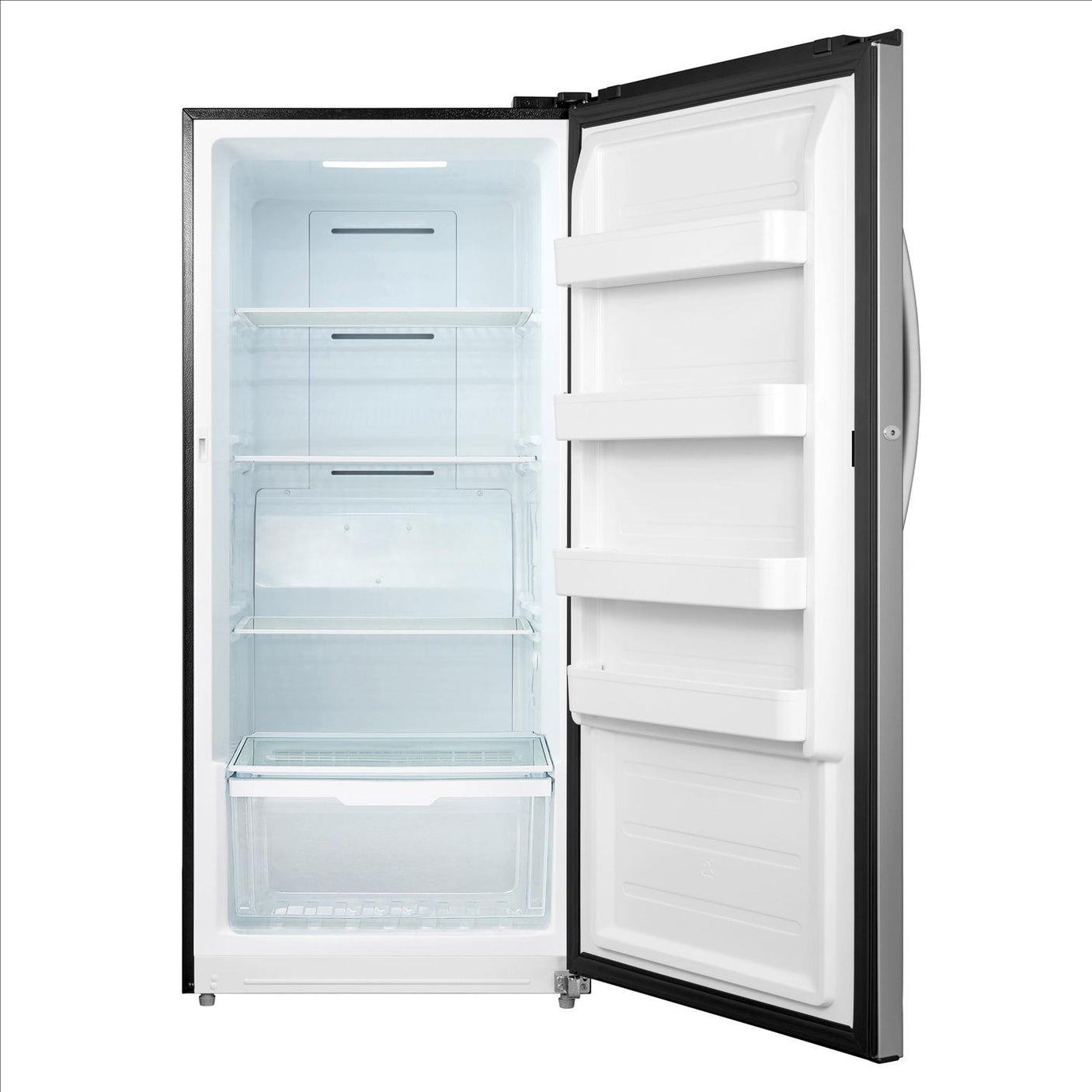 Element Electronics 13.8 cu. ft. Upright Convertible Freezer/Refrigerator - Stainless Steel, ENERGY STAR (EUF14CECS)