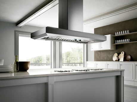 VAVANO IS Island Range Hood 42" wide - 600CFM