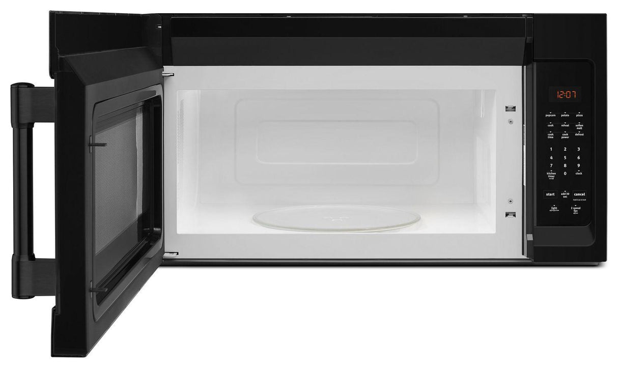 Compact Over-The-Range Microwave - 1.7 Cu. Ft. Black