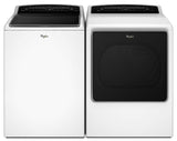 8.8 cu.ft Top Load HE Gas Dryer with Intuitive Touch Controls, Steam Refresh White