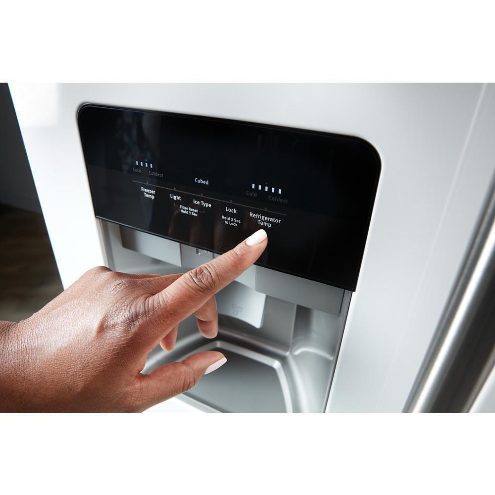 36-Inch Wide Side-by-Side Refrigerator - 25 Cu. Ft.