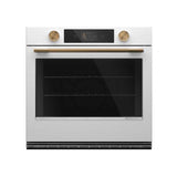 30-inch Smart Electric Single Wall Oven with Assisted Cooking Modes - Porcelain White