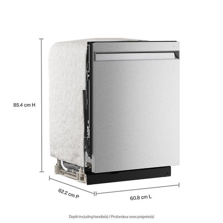 360(degree) Max Jets™ Third Rack Dishwasher with Advanced ProDry™ System and Ultra-bright LED Lighting, 44 dBA