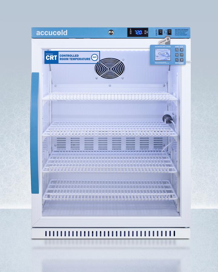 6 CU.FT. Upright Controlled Room Temperature Cabinet, ADA Height