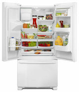 33- Inch Wide French Door Refrigerator with Beverage Chiller™ Compartment - 22 Cu. Ft. - White