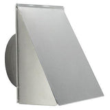 Fresh Air Inlet Wall Cap for 8" Round Duct for Range Hoods and Bath Ventilation Fans
