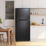 Element Electronics 18.1 cu. ft. Top Freezer Refrigerator - Black, ENERGY STAR (ERT18CSEB)