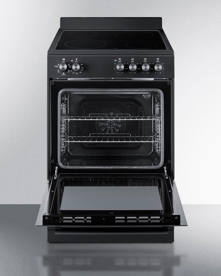 24" Wide Electric Smooth-top Range