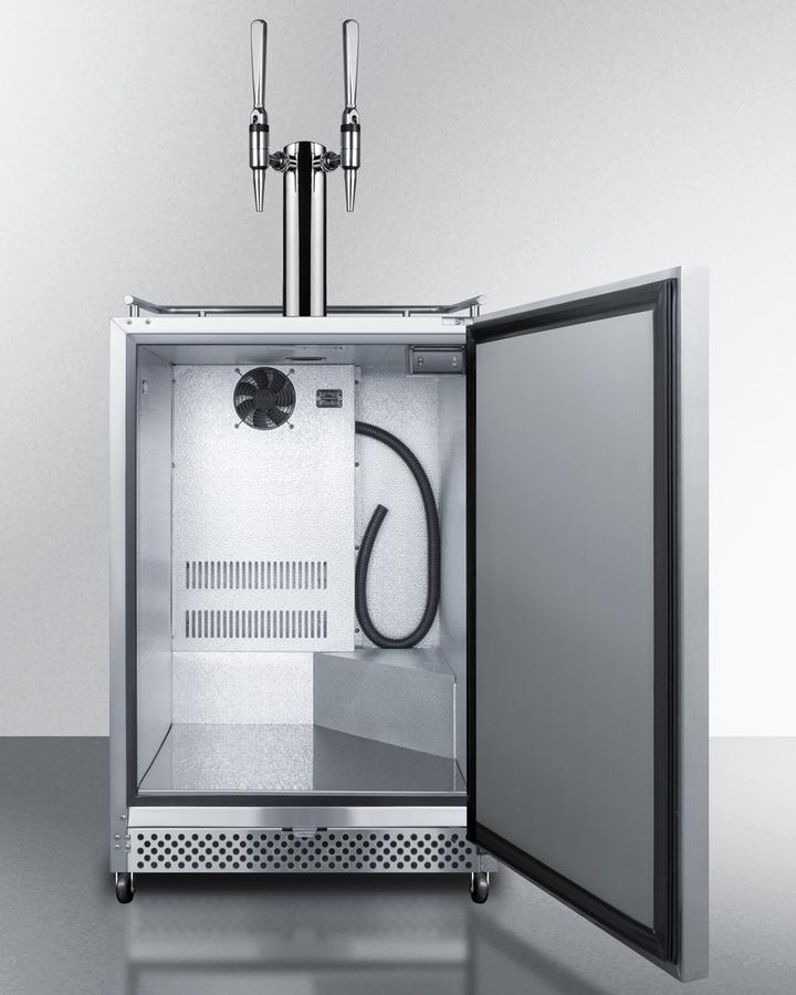 24" Wide Built-in Outdoor Nitro-infused Coffee Kegerator