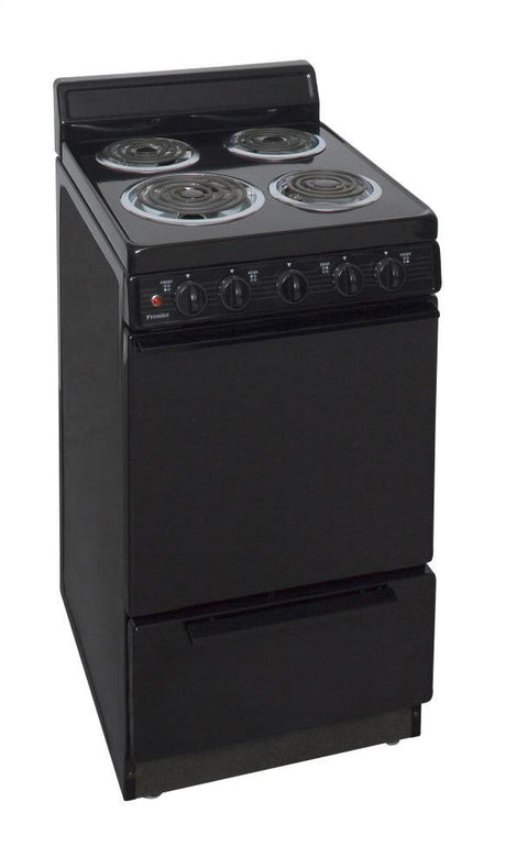 20 in. Freestanding Electric Range in Black