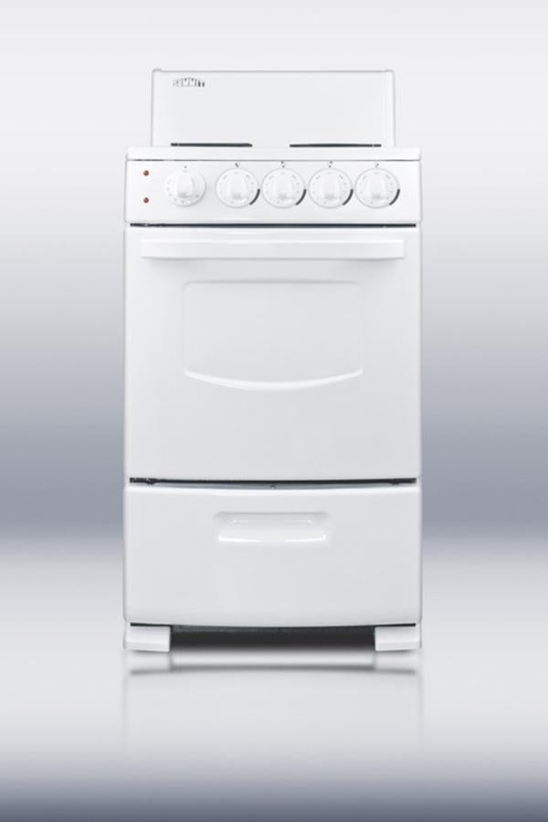 20" Wide Electric Coil Range