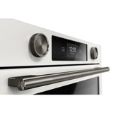 30-inch Smart Electric Single Wall Oven with Assisted Cooking Modes - Porcelain White