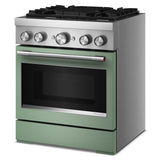 30-Inch 4 Burner Commercial-Style Dual Fuel Range with No Preheat Air Fry Mode