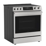 30 in. 5 Burner 6.3 cu. ft. Slide-in Electric Range with True European Convection