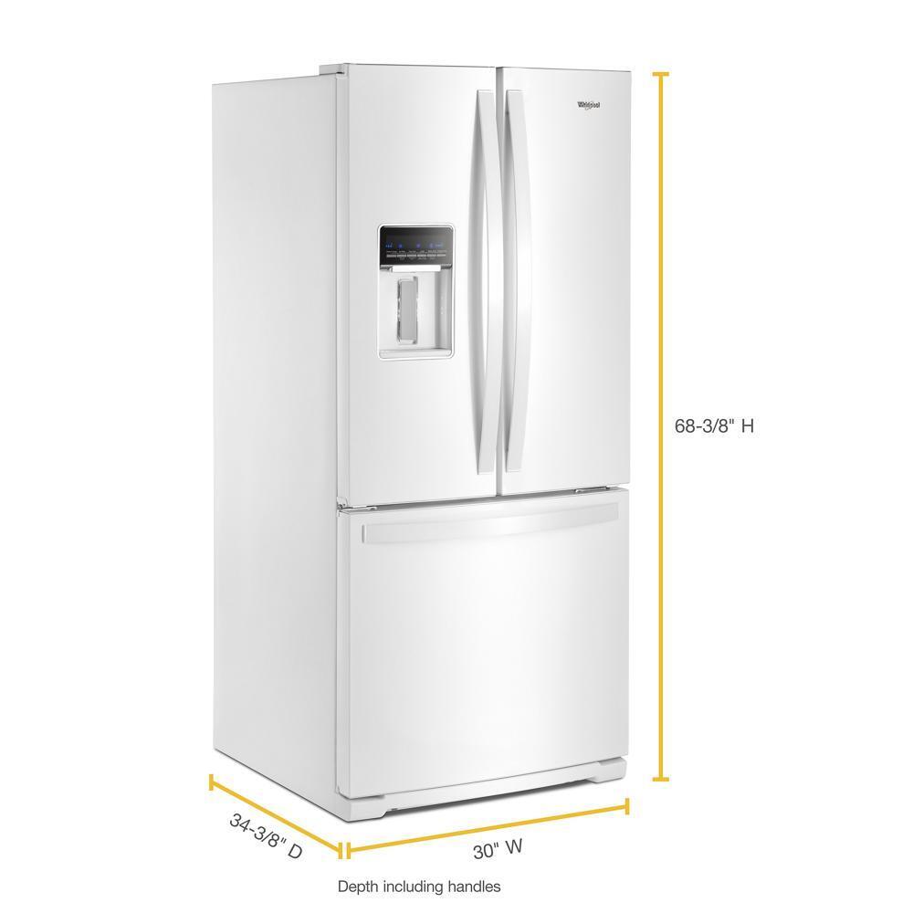 30-inch Wide French Door Refrigerator - 20 cu. ft.