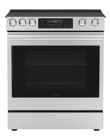 30 in. 5 Burner 6.3 cu. ft. Slide-in Electric Range with True European Convection