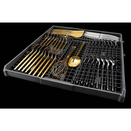 NOIR™ 24" Built-In Dishwasher with Precise Fit 3rd Rack for Cutlery with Plasma Coating, 39 dBA