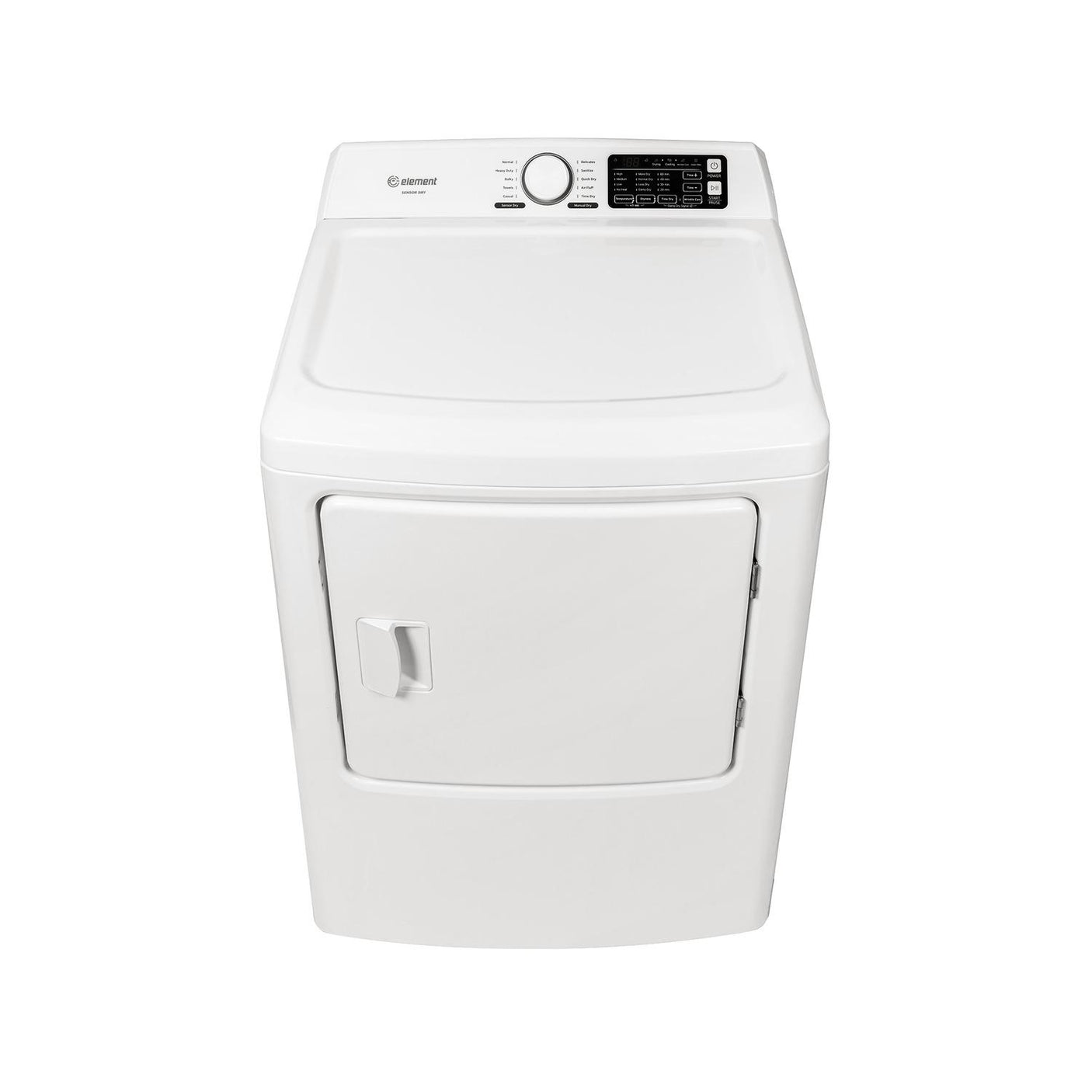 Element Electronics 6.7 cu. ft. Front Load Gas Dryer - White (ETDG6727CW)