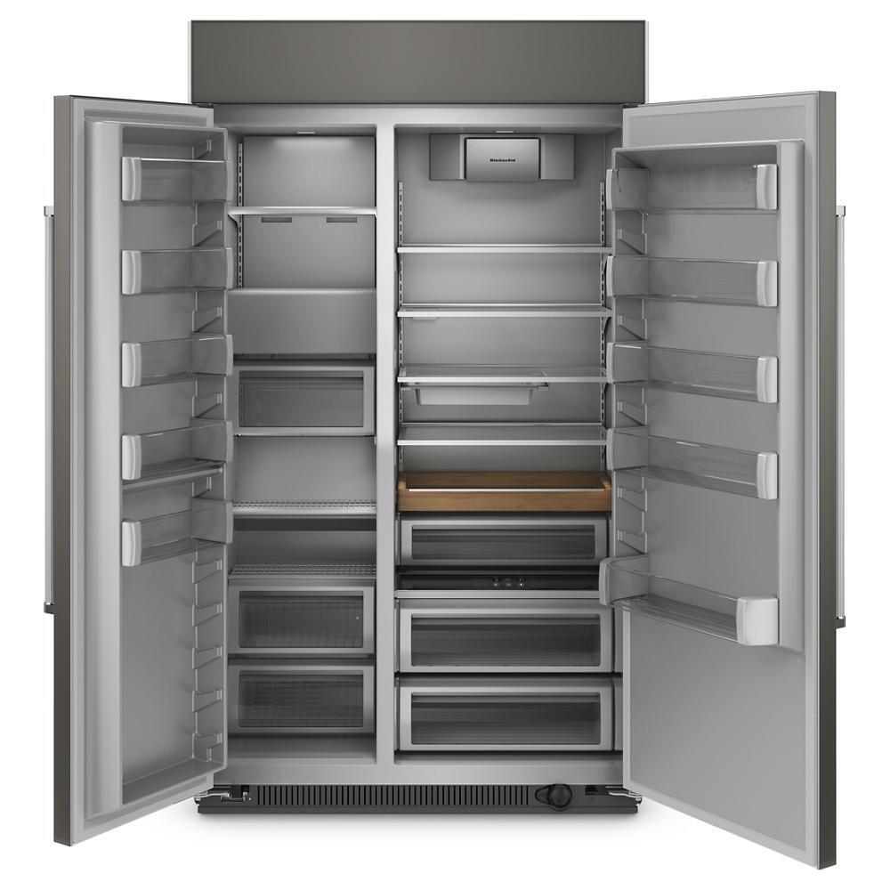 30 Cu. Ft. 48"" Built-In Side-by-Side Refrigerator with Panel-Ready Doors