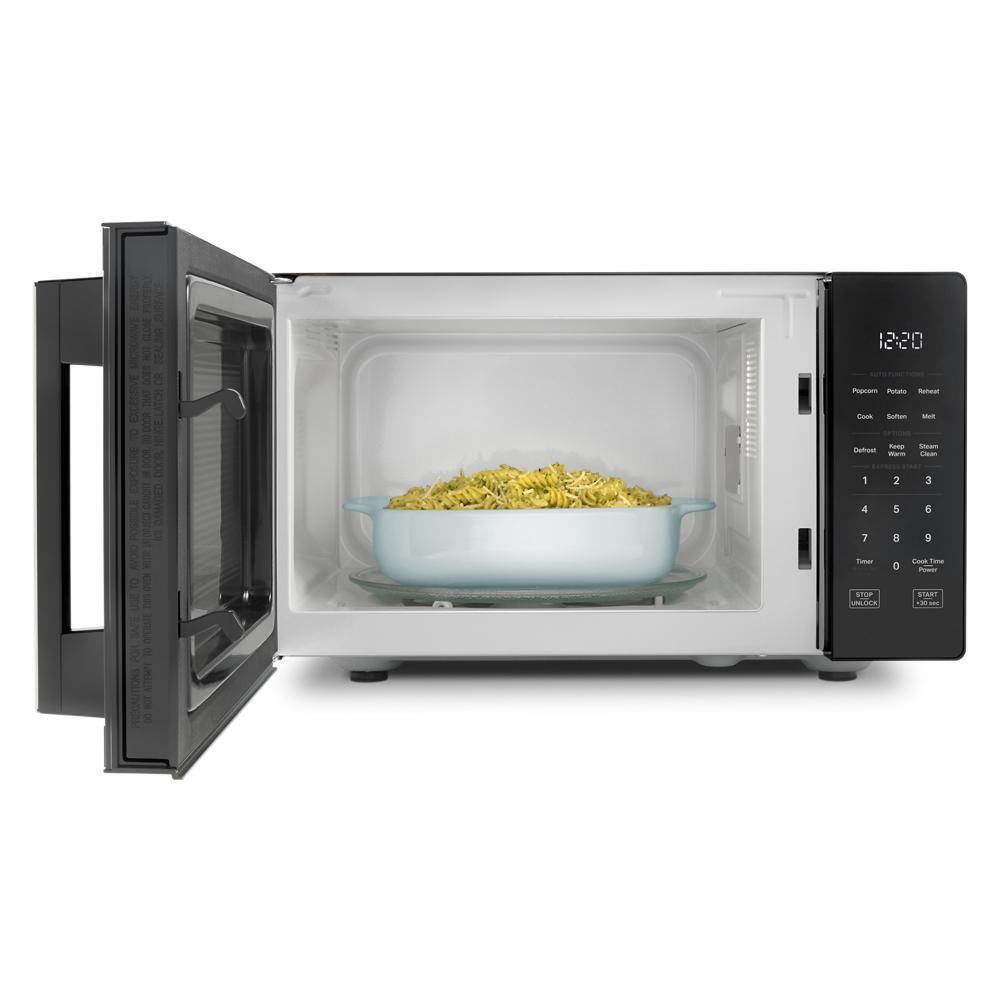 0.9 cu. ft. Black Countertop Microwave With Steam Clean - 900 watt