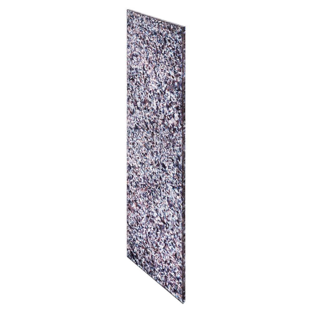 24" Elements Collection Mussel Shell Burgundy Custom Column Panel