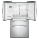 36-inch Wide 4-Door Refrigerator with Exterior Drawer - 26 cu. ft.