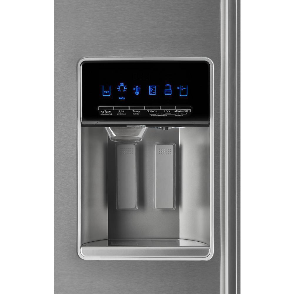 36-inch Wide Contemporary Handle Counter Depth Side-by-Side Refrigerator - 21 cu. ft.