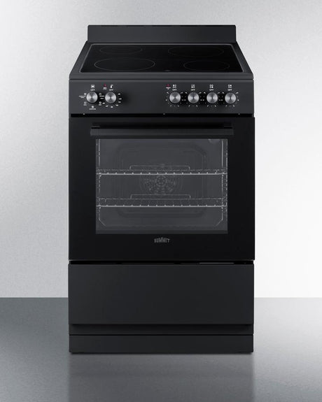 24" Wide Electric Smooth-top Range