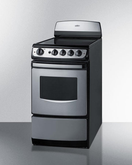 20" Wide Electric Smooth-top Range