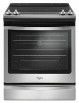 6.4 Cu. Ft. Slide-In Electric Range with True Convection - Stainless Steel