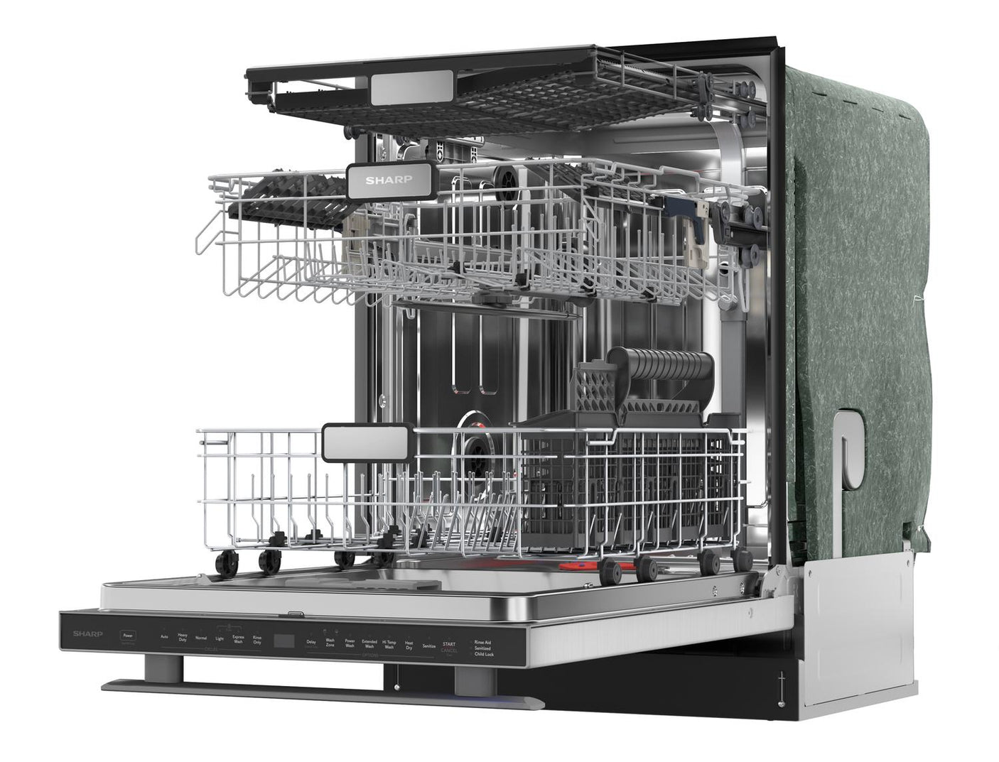 Sharp 24 in. Stainless Steel 47dB Dishwasher